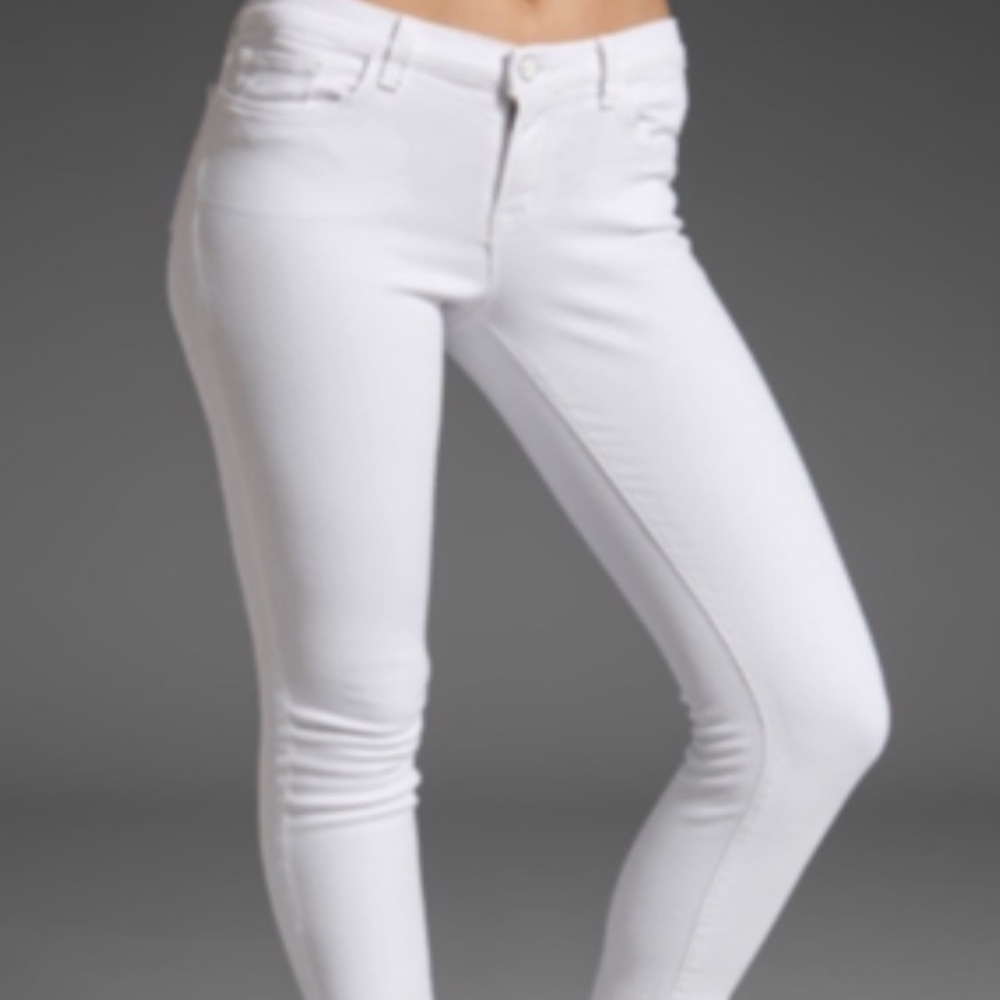 J Brand Skinny Leg White Pants - Size 25.